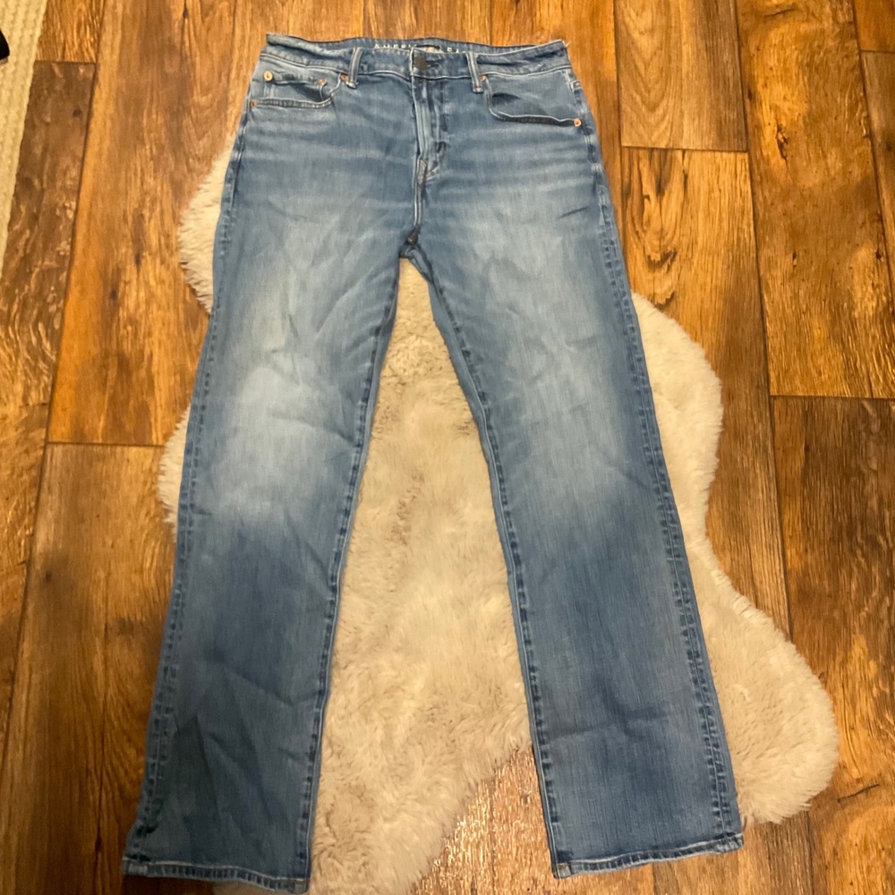 American Eagle Jeans 31x30 Original Bootcut Airflex Mens Medium Blue